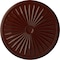 Ekena Millwork Leandros Ceiling Medallion (Canopies up to 5"), 33 1/8"OD x 3 1/2"ID x 1 3/8"P, Brushed Mahogany CM33LEBMF - alternate 1